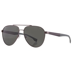 Hugo Boss  Polarized Green Pilot Men's Sunglasses BOSS 1485/S 0MFK/UC 60