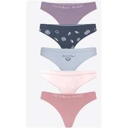 Victoria's Secret 5-Pack Seamless Thong Panties