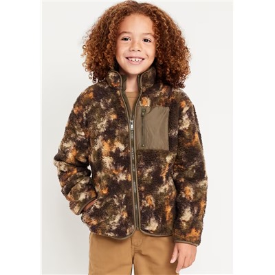 Sherpa Zip-Front Jacket for Boys