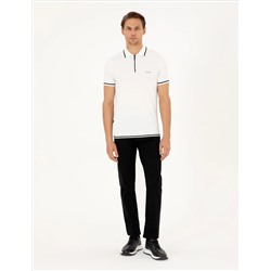 Siyah Straight Fit Jean Pantolon