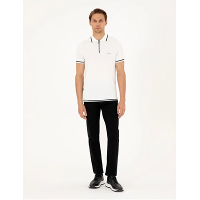 Siyah Straight Fit Jean Pantolon