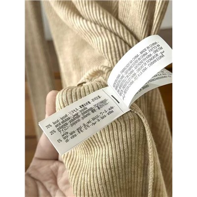 Женский лонгслив из смесового тенселя и шерсти  ЗАР*А