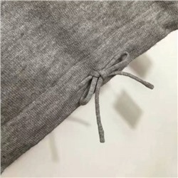 спортивный костюм Celin, плюшевый вышитый логотип на груди, пуловер на талии с кулиской, свитер с длинными рукавами + повседневные леггинсы на кулиске, серый, хаки, [один размер подходит всем, обхват груди 92, длина рукава 66, длина одежды; 57; талия 64, резинка, длина 104]