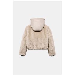 SHORT FAUX FUR HOODED COAT RECCO® TECHNOLOGY SKI COLLECTION, CHARACTERISTICS