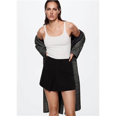 Falda detalle tabla -  Mujer | MANGO OUTLET Melilla