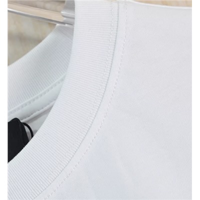 Удобная и дышащая хлопковая футболка с принтом спереди и сзади 3 цвета АРМАН*И