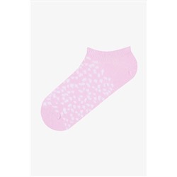 Penti Animal Pattern Pembe Beyaz 3lü Sneaker Çorap
