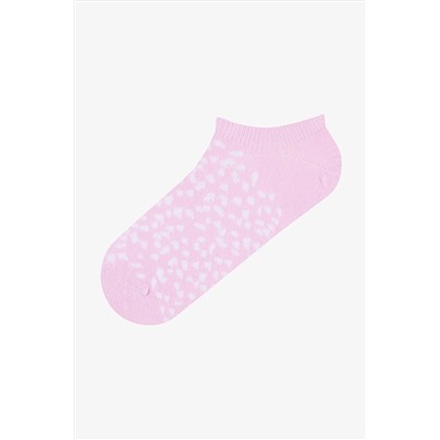 Penti Animal Pattern Pembe Beyaz 3lü Sneaker Çorap