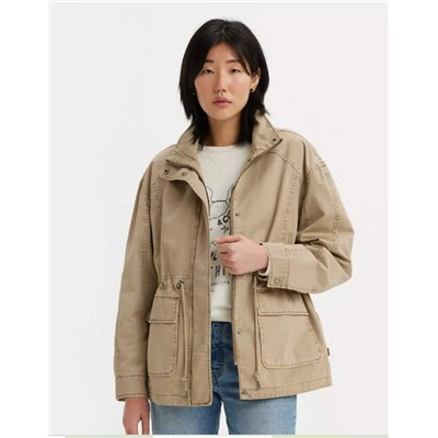 Stand Up Collar Military Jacket