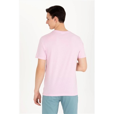 Erkek Manolya Bisiklet Yaka Tişört