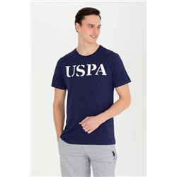 Erkek Lacivert Basic Bisiklet Yaka Tişört