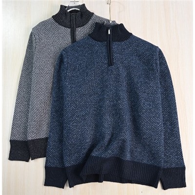 Мужской повседневный вязаный свитер