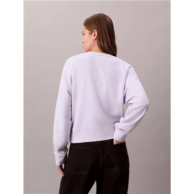 Monologo Fleece Relaxed Sweatshirt