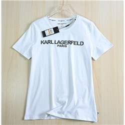 Хлопковая повседневная футболка KARL LAGERFEL*D ОРИГИНАЛ!