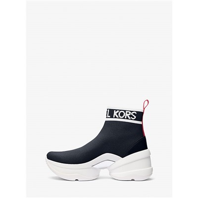 Michael Kors Outlet Olympia Stretch Knit Boot