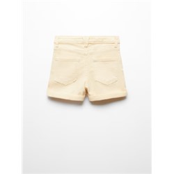 Short denim bajo vuelto