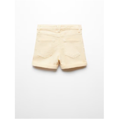 Short denim bajo vuelto