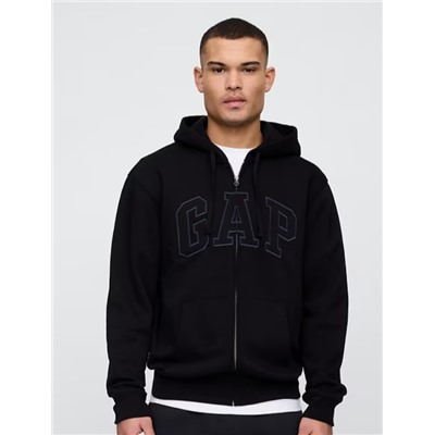 Relaxed Gap Logo Zip Hoodie