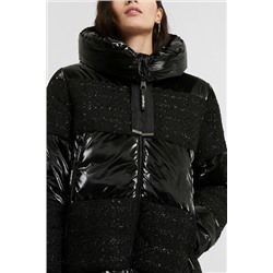 Chaqueta acolchada jacquard