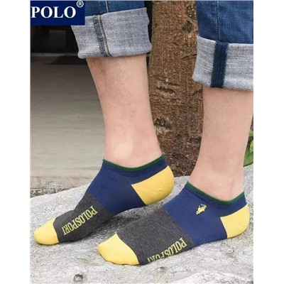 Унисекс спортивные носки до щиколотки 6 пар RALPH LAURE*N