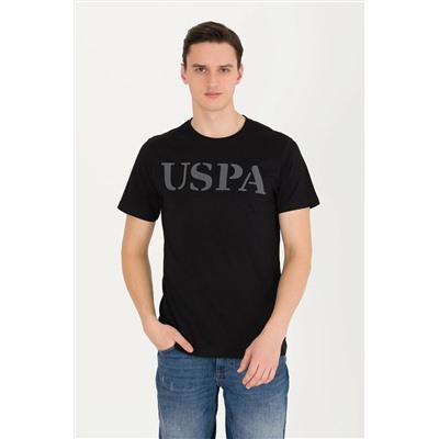 Erkek Siyah Basic Bisiklet Yaka Tişört