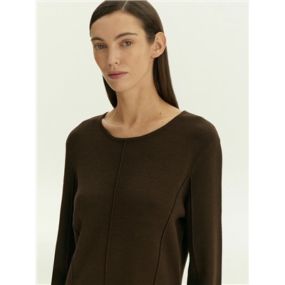 Трикотажное платье из вискозы, PL1738/cafino