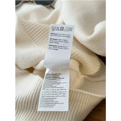 Женский пуловер Pimki*e нежных зефирных цветов с круглым вырезом, экспорт в Францию