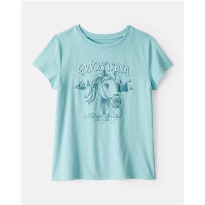 Kid Cotton Candy Short-Sleeve Graphic Tee - Ivory