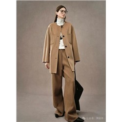 Женское шерстяное пальто без подклада Макс Мар*а