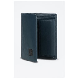 Cartera de piel Chief Índigo