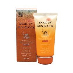 JIGOTT Snail Uv Sun Block Cream SPF50+/PA+++ Солнцезащитный крем с улиточным муцином 70мл