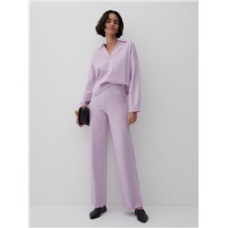 Свитер с воротником-поло