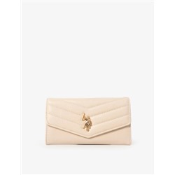 LARGE QUILTED FLAP WALLET