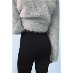 POLYAMIDE FLARED TROUSERS