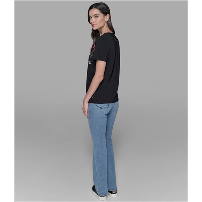 LUXE EMBELLISHED WHIMSY TEE