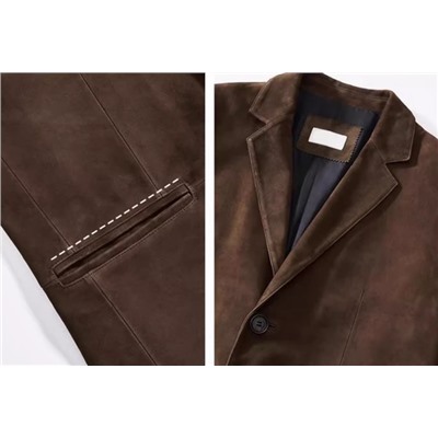 Замшевый пиджак кофейного цвета стал для меня настоящей находкой