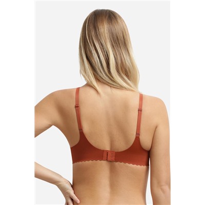 Sujetador con aros de microfibra