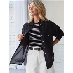 Блузка из полупрозрачного лиоцелла