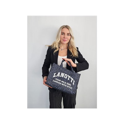 Сумка Lanotti WILD SIDE 2504-2/синий леопард