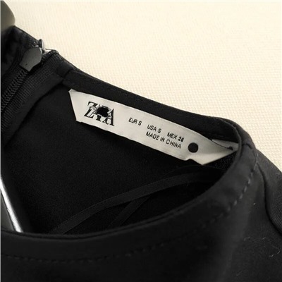 Женское мини платье свободного кроя ЗАР*А