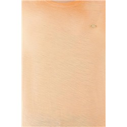 Kadın Turuncu Bisiklet Yaka Tişört