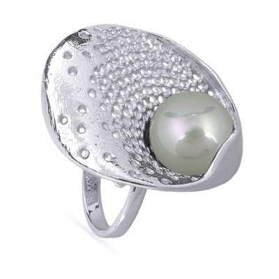 Кольцо (Майорка 14мм мята; покрытие родий), Есть комплект