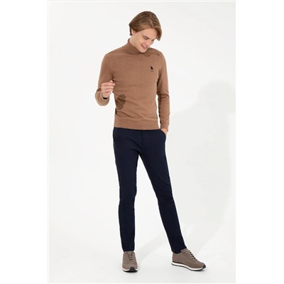 Erkek Lacivert Kanvas Pantolon