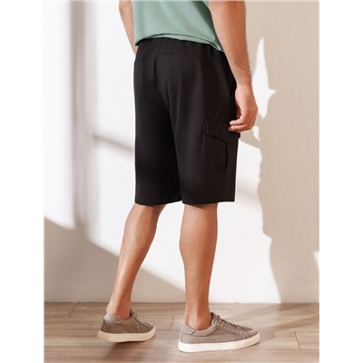 Шорты-карго из легкого футера