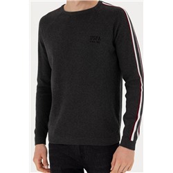 Erkek Antrasit Melanj Kazak