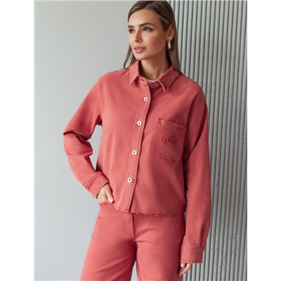 Куртка из денима с эластаном