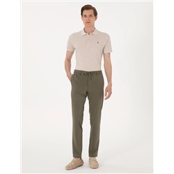 Yeşil Ex. Slim Fit Kumaş Pantolon