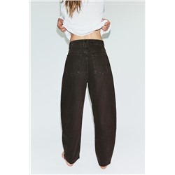 TRF BARREL HIGH-WAIST JEANS