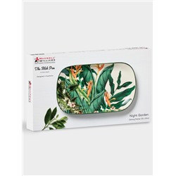 Блюдо, 35x19 см, овальное, Ночной сад