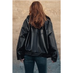JACKET WITH DETACHABLE FAUX FUR COLLAR